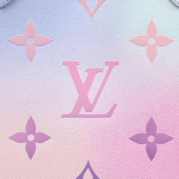 SOLD Louis Vuitton Giant Monogram Neverfull MM Sunrise Pastel Spring in the City - Picture 3 of 16